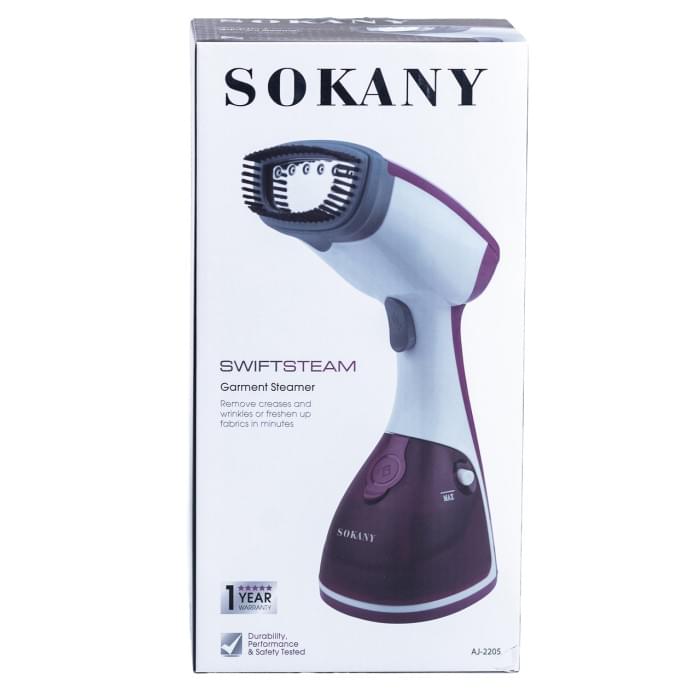 Відпарювач ручний Sokany Aj-2205BL 1200W Фіолетовий (11573)