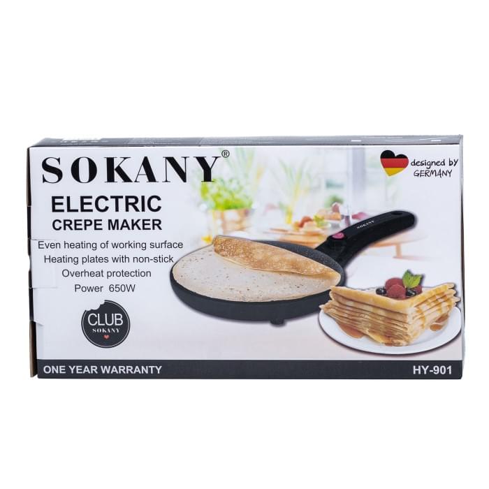 Млинниця електрична Sokany HY901 20 (см) біла (48913)