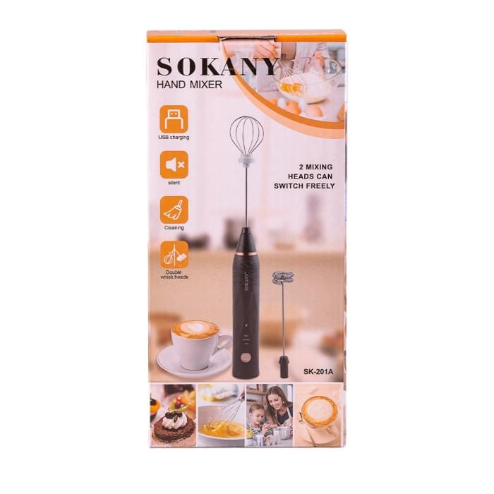 Капучинатор для молока Sokany SK-201A білий (84085)