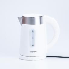 Електрочайник Sokany SK-0808 1200W Білий (12788)
