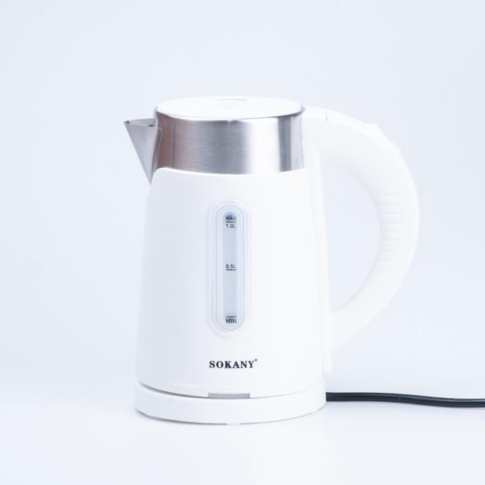 Електрочайник Sokany SK-0808 1200W Білий (63952)