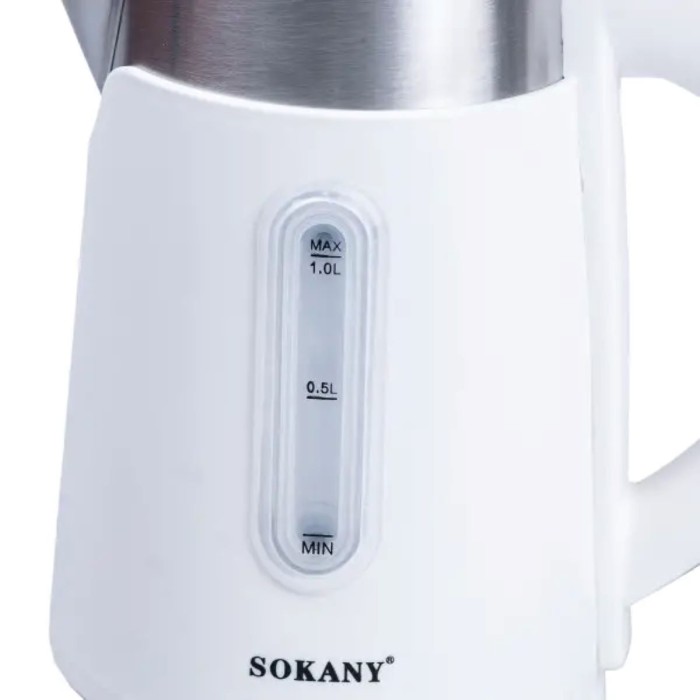 Електрочайник Sokany SK-0808 1200W Білий (84457)