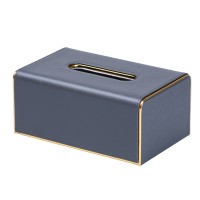 Серветка на стіл з еко-шкіри 21 х 13.5 х 9.5 см Сірий (66538)