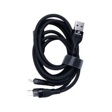 Кабель для зарядки 3-in-1 microUSB/Type-C/Lightning UR521 (34779)