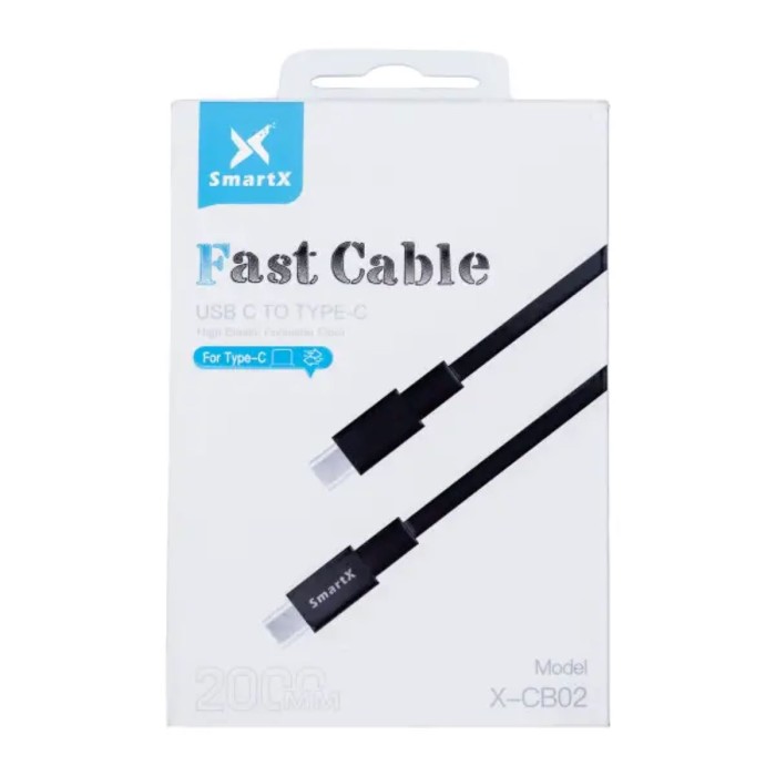Кабель для зарядження USB-С шнур 2м чорний UR522 (78833)