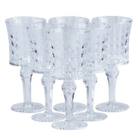 Келихи під вино вінтажні 6 шт по 200 мл HP4158 (86629)