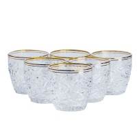 Набір склянок із 6 штук по 300 мл скляний прозорий (46993)