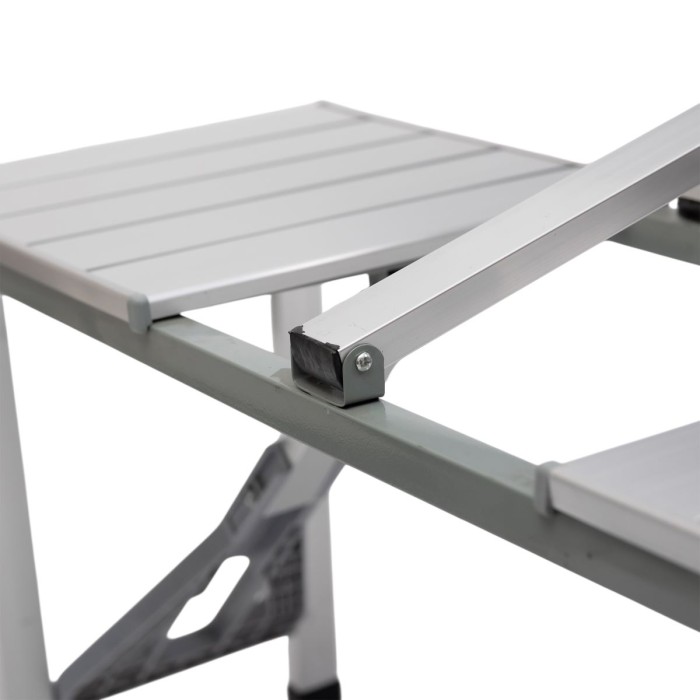 Складаний алюмінієвий стіл трансформер + 4 стільці для пікніка у валізі набір туристичних складних меблів (75299)