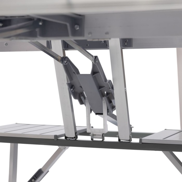 Складаний алюмінієвий стіл трансформер + 4 стільці для пікніка у валізі набір туристичних складних меблів (75299)