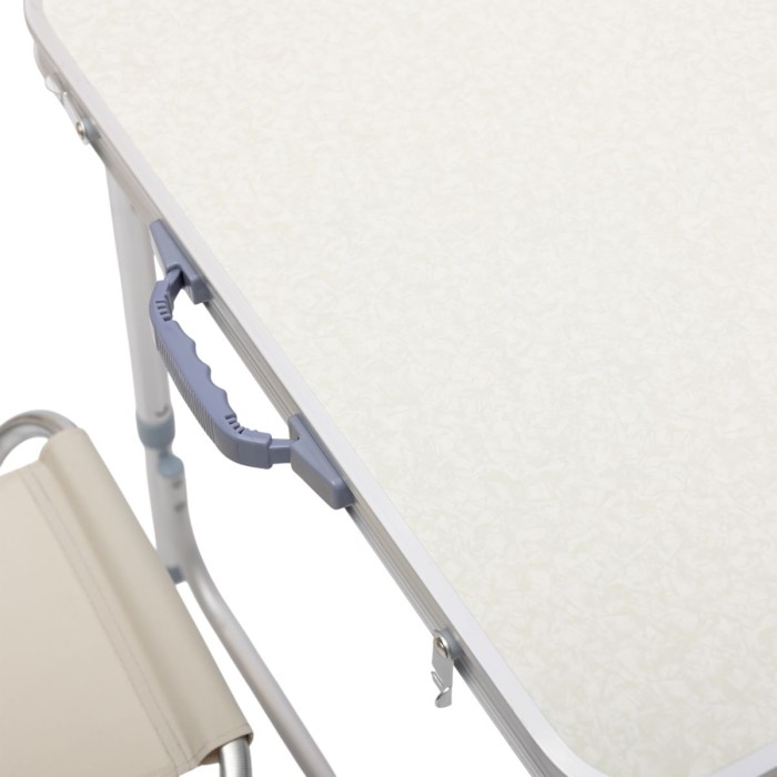 Стіл і 4 стільці для пікніка набір туристичних алюмінієвих складних алюмінієвих меблів для кемпінгу (79578)