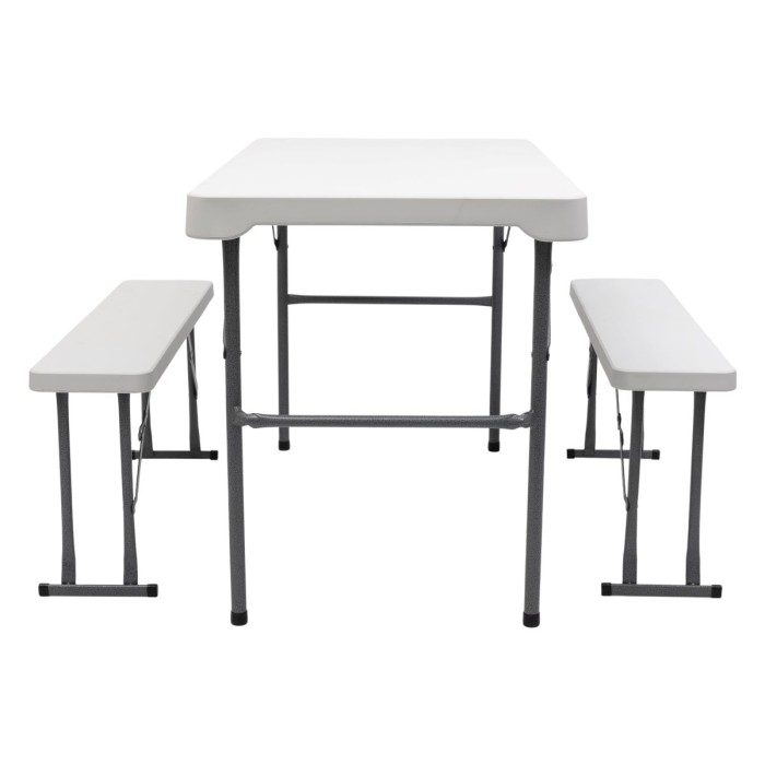 Комплект туристичних меблів стіл + лавочки для пікніка меблі для відпочинку на природі EB2545 (18603)