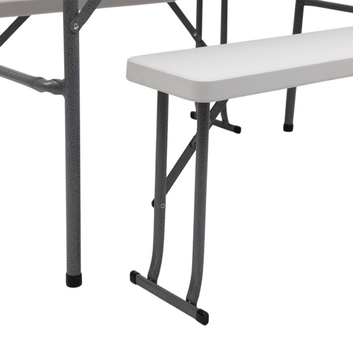 Комплект туристичних меблів стіл + лавочки для пікніка меблі для відпочинку на природі EB2545 (18603)