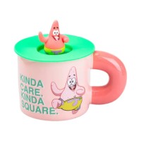 Чашка керамічна з кришкою "Патрік Стар" 400 мл Patrick Star HP7216P (27031)
