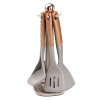 Набір кухонного приладдя 6 штук з підставкою (63644)